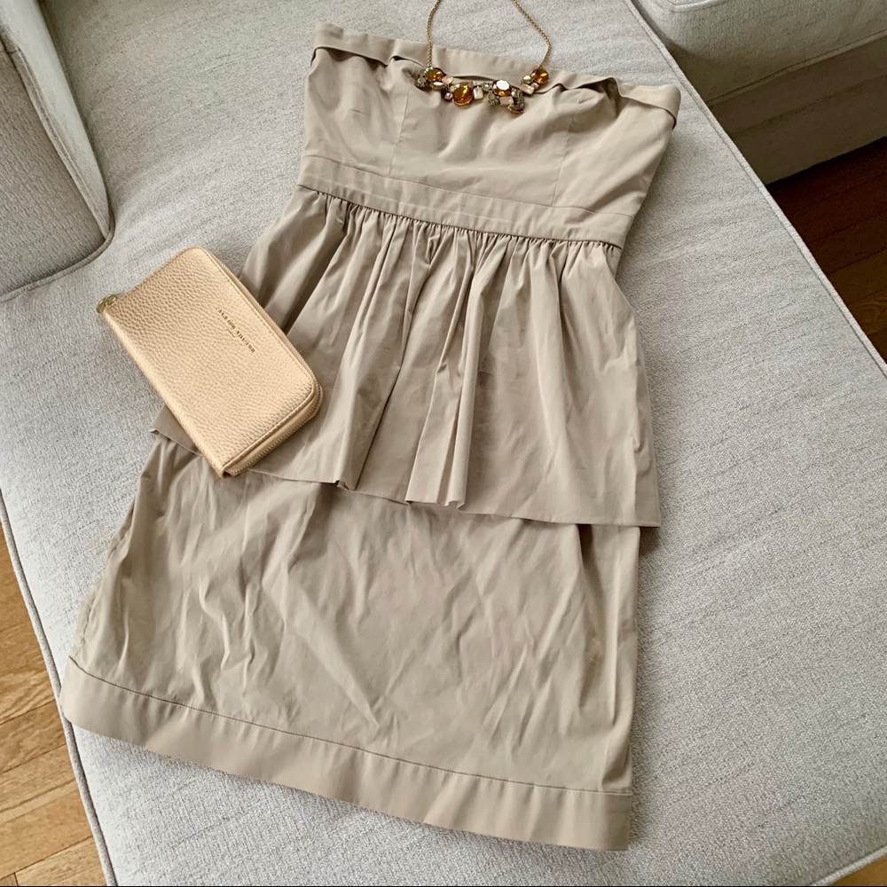 BCBGMaxAzira Huxley Peplum Dress - Size 2